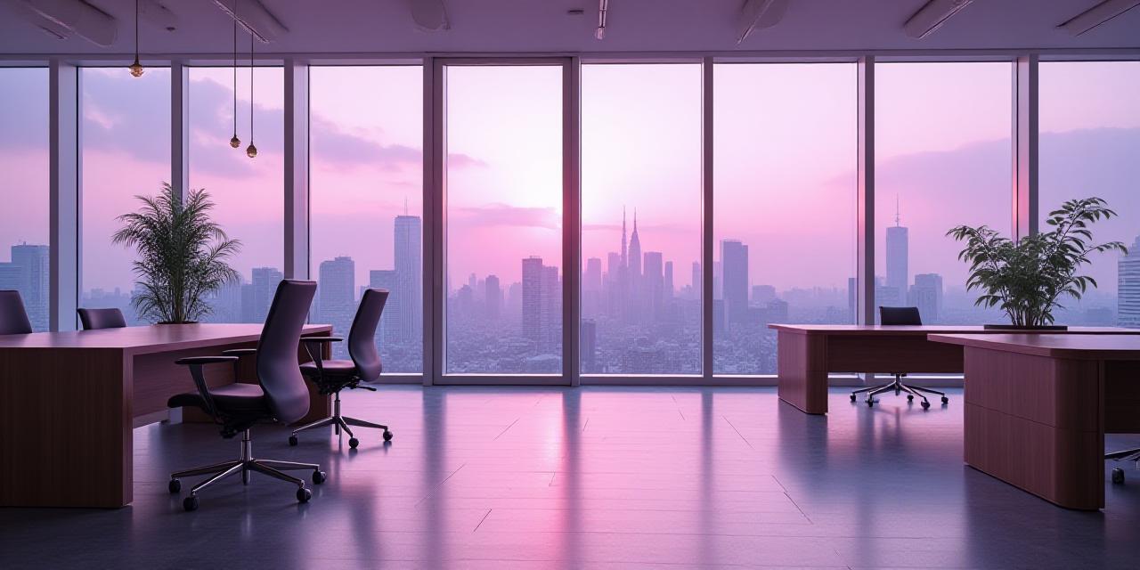Modern professional office in the UK