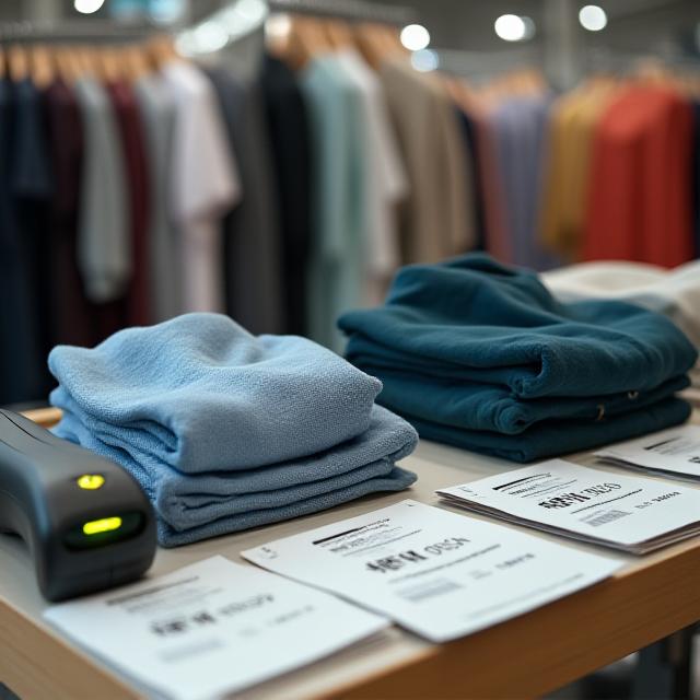 Modern UK fashion retailer checkout area